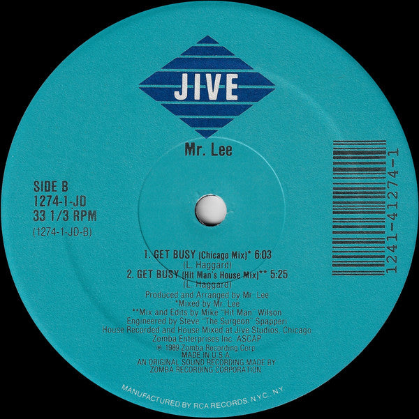 Mr. Lee – Get Busy (Used vinyl)