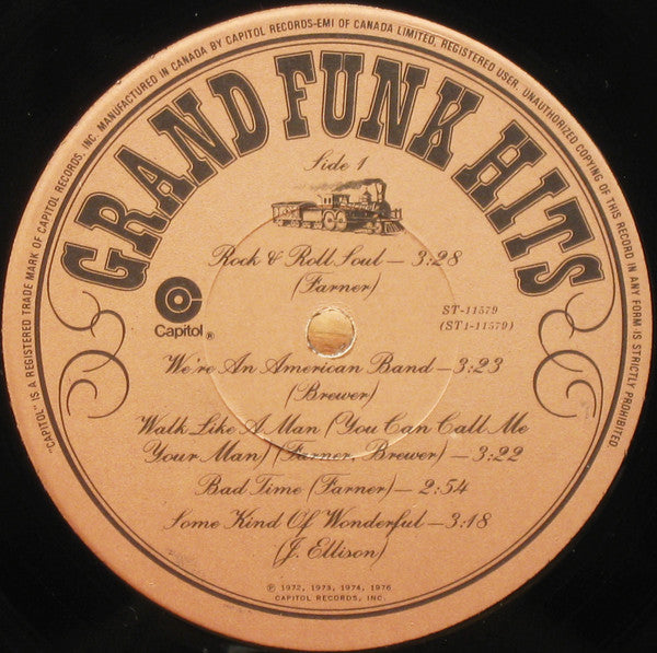 Grand Funk – Grand Funk Hits (Used vinyl)