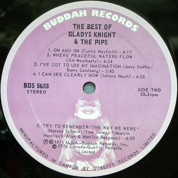Gladys Knight & The Pips – The Best Of Gladys Knight & The Pips (Used vinyl)