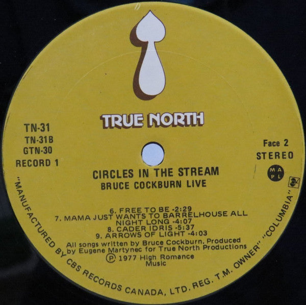 Bruce Cockburn – Circles In The Stream - Used vinyl