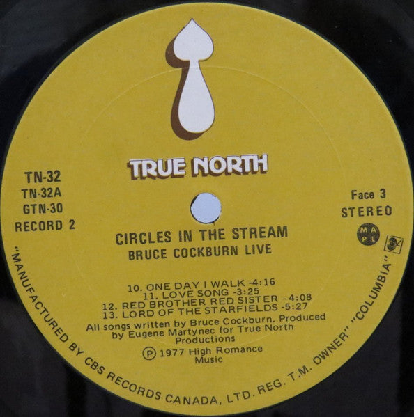 Bruce Cockburn – Circles In The Stream - Used vinyl