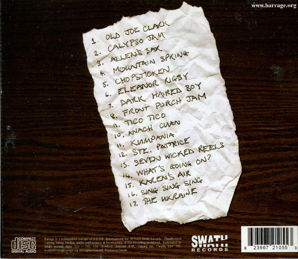Barrage – Scrapbook (Used CD)