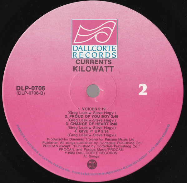 Kilowatt – Currents (Used vinyl)