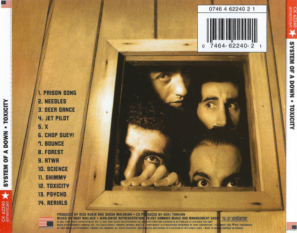 System Of A Down – Toxicity (Used CD)