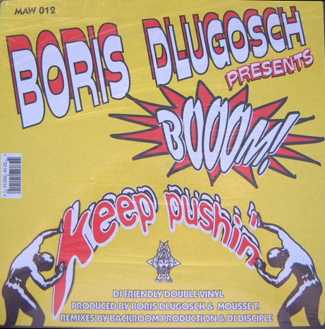 Boris Dlugosch Presents Booom! – Keep Pushin' (Used vinyl) (2nd disc only)