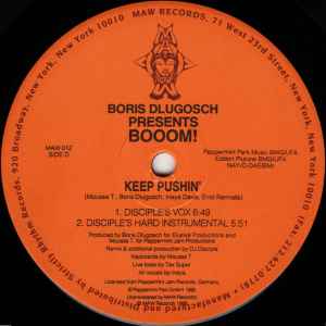 Boris Dlugosch Presents Booom! – Keep Pushin' (Used vinyl) (2nd disc only)