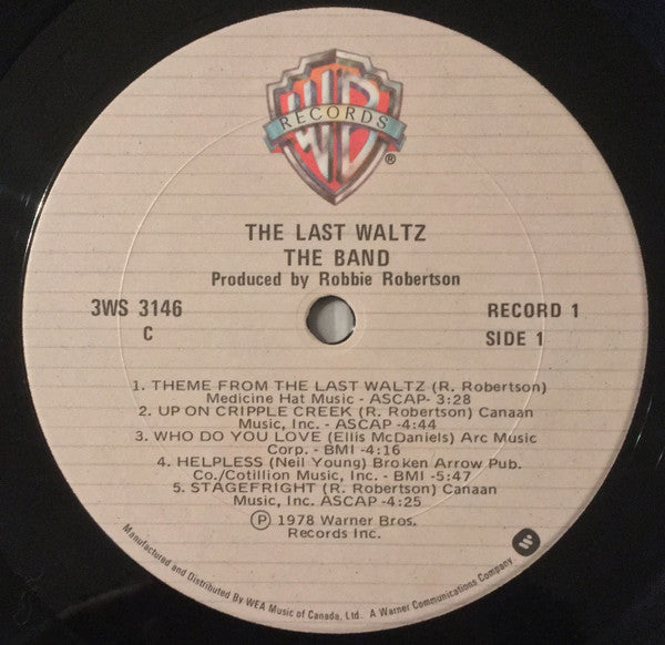 The Band – The Last Waltz (Use vinyl)