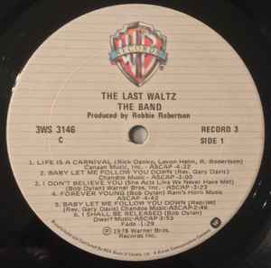 The Band – The Last Waltz (Use vinyl)