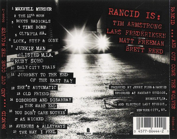 Rancid – ...And Out Come The Wolves (Used CD)