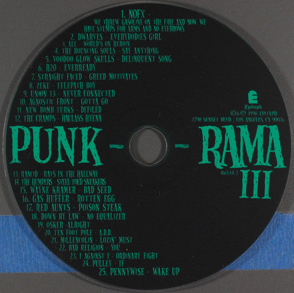 Various – Punk-O-Rama III (Used CD)