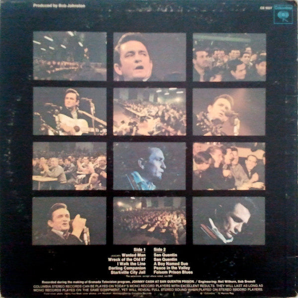 Johnny Cash – Johnny Cash At San Quentin (Used vinyl)