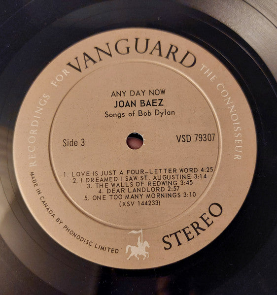 Joan Baez – Any Day Now (Used vinyl)