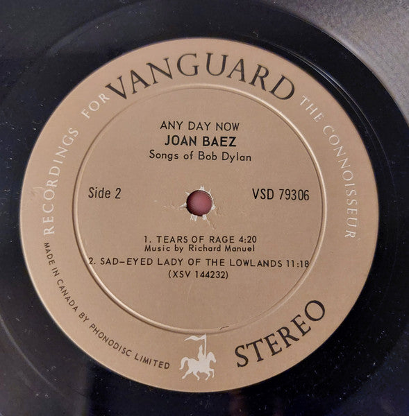 Joan Baez – Any Day Now (Used vinyl)