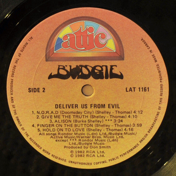 Budgie – Deliver Us From Evil (Used vinyl)