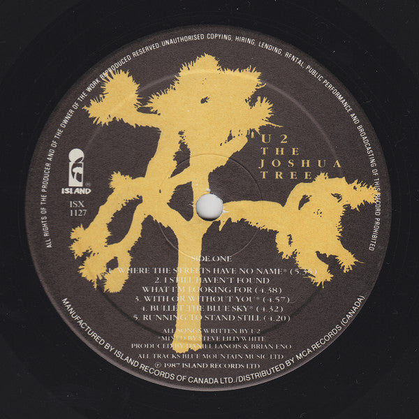 U2 - The Joshua Tree (Used vinyl)
