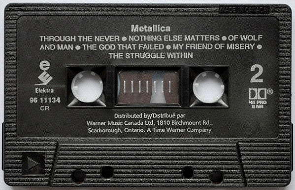 Metallica – Metallica (Used cassette)