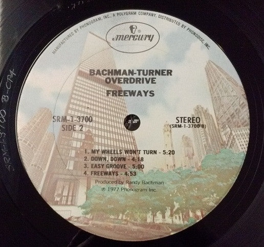 Bachman-Turner Overdrive – Freeways (Used vinyl)
