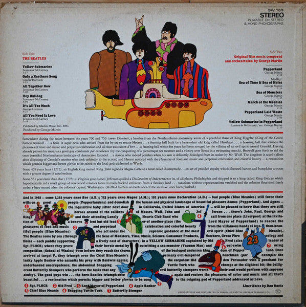 The Beatles – Yellow Submarine (Used vinyl)