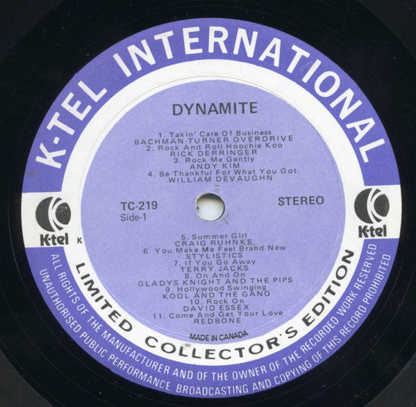 Various – Dynamite (Used vinyl)