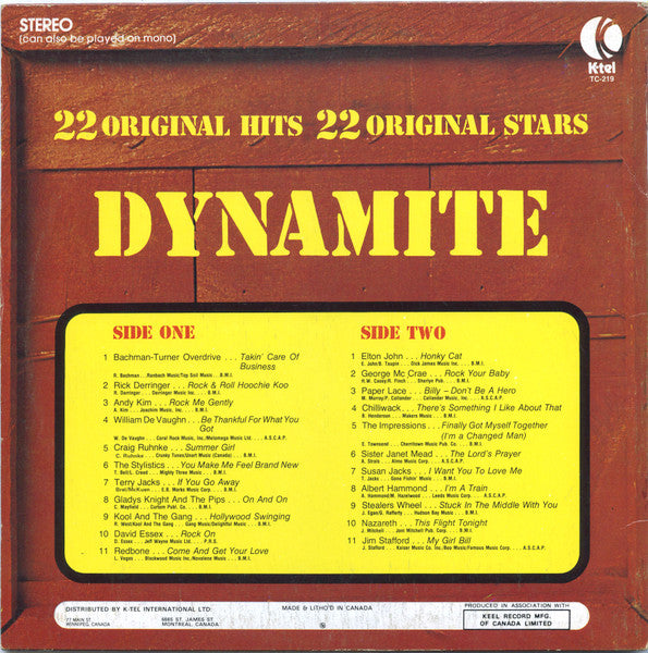 Various – Dynamite (Used vinyl)