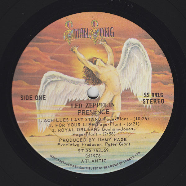 Led Zeppelin – Presence (Used vinyl)