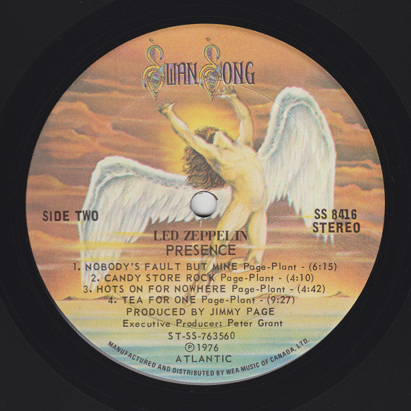 Led Zeppelin – Presence (Used vinyl)