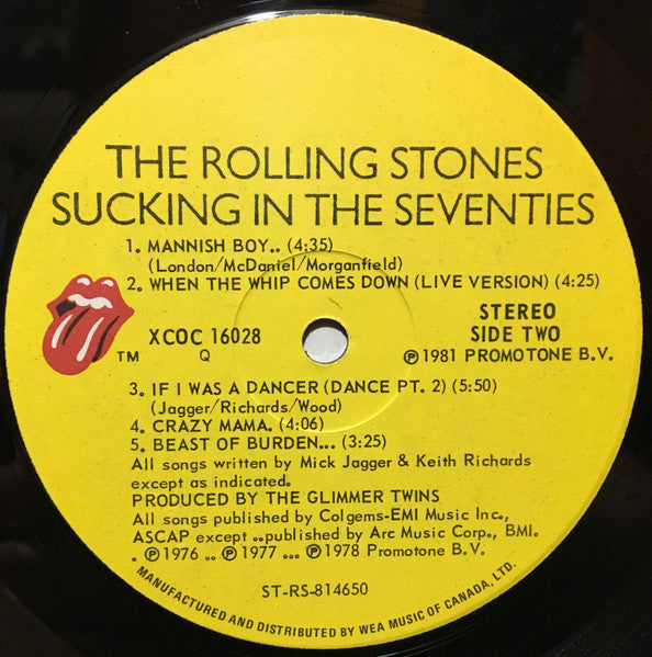The Rolling Stones – Sucking In The Seventies (Used vinyl)