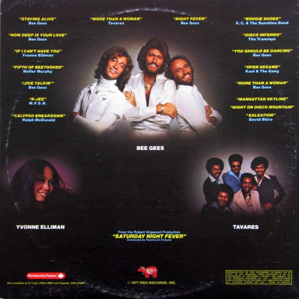 Various – Saturday Night Fever (The Original Movie Sound Track) (Used vinyl)