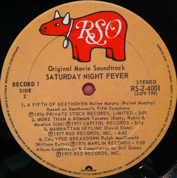 Various – Saturday Night Fever (The Original Movie Sound Track) (Used vinyl)