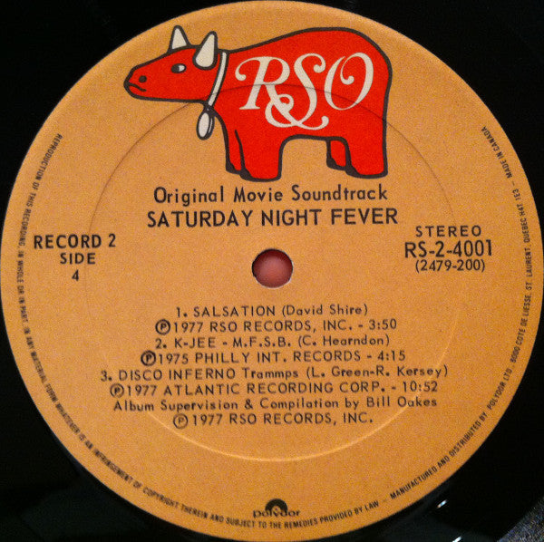 Various – Saturday Night Fever (The Original Movie Sound Track) (Used vinyl)