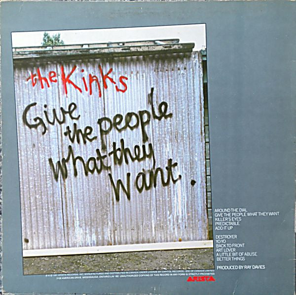 The Kinks – Give The People What They Want (Used vinyl)