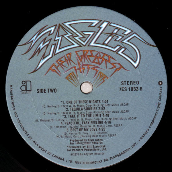 Eagles – Their Greatest Hits 1971-1975 (Used vinyl)