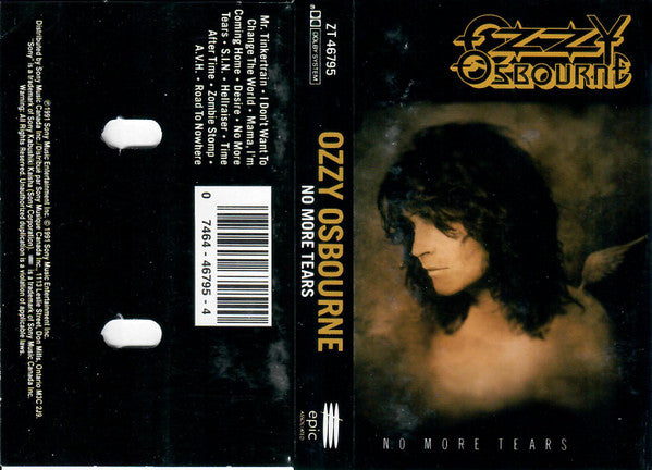 Ozzy Osbourne – No More Tears (Used cassette)