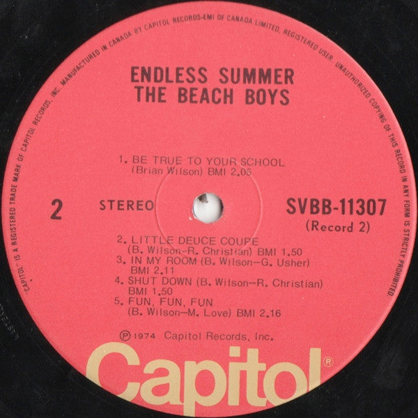 The Beach Boys – Endless Summer (Used vinyl)