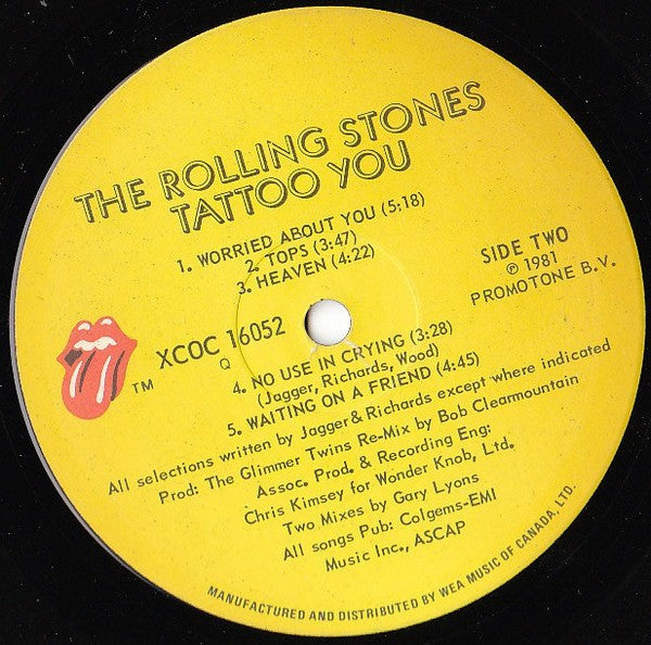 Rolling Stones – Tattoo You (Used Vinyl)