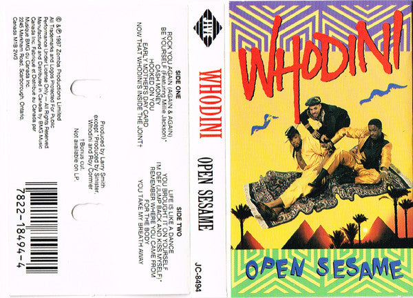 Whodini – Open Sesame (Used cassette)