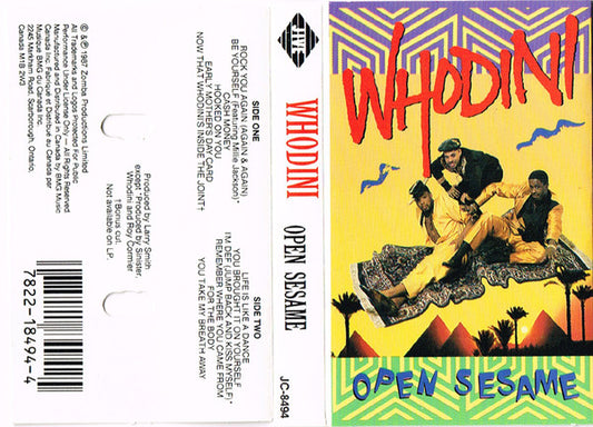 Whodini – Open Sesame (Used cassette)