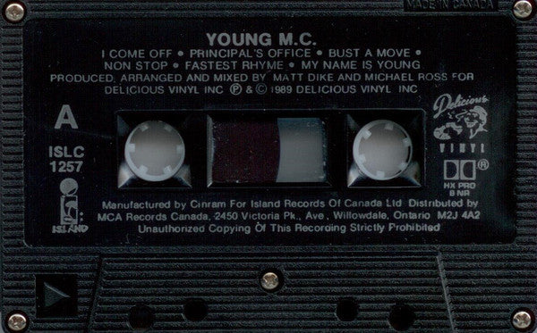 Young M.C. – Stone Cold Rhymin' (Used cassette)