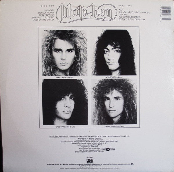 White Lion – Pride (Used vinyl)