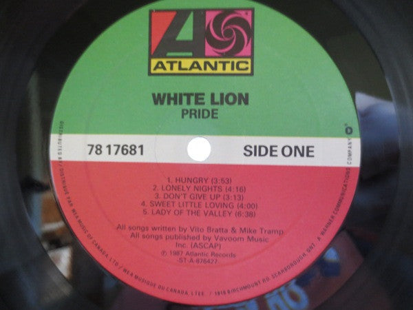 White Lion – Pride (Used vinyl)