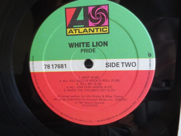 White Lion – Pride (Used vinyl)