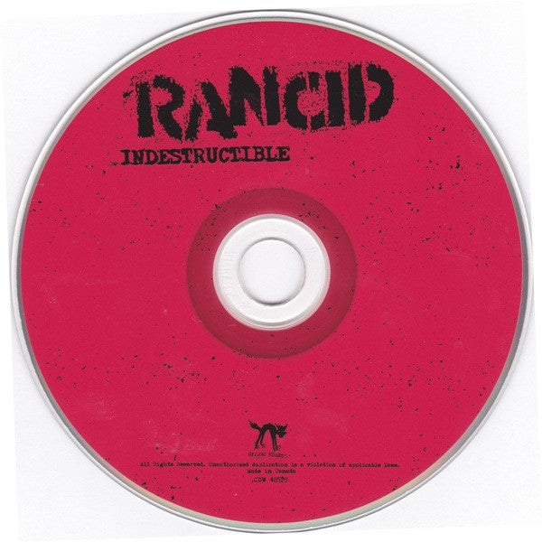 Rancid – Indestructible - Used CD
