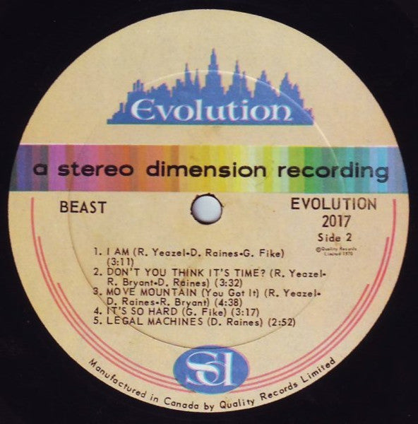 Beast – Beast (Used vinyl)