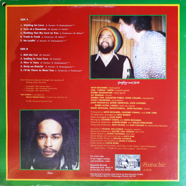 Max Romeo – Holding Out My Love To You (Used vinyl)