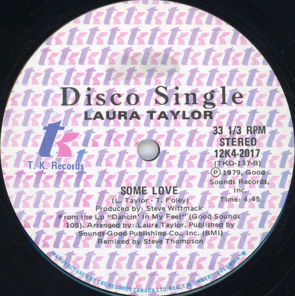 Laura Taylor – All Through Me (Used vinyl) (12" single)