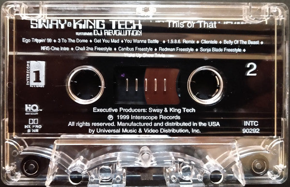 Sway & King Tech – This Or That - Used cassette