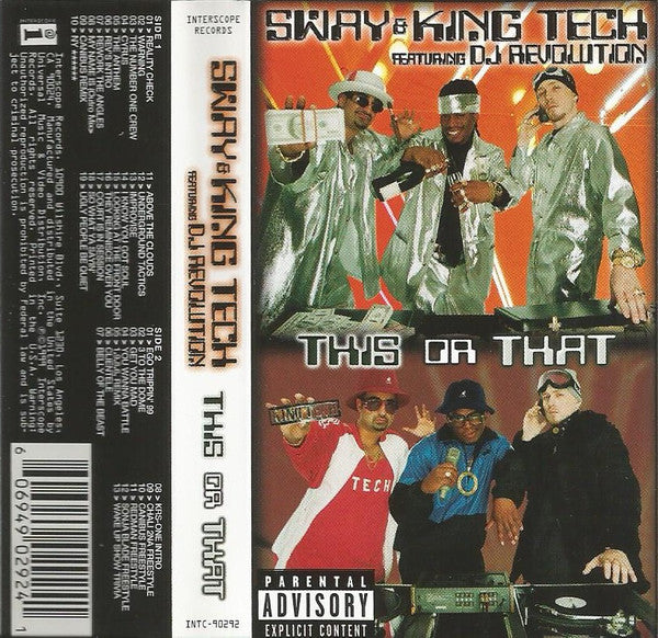 Sway & King Tech – This Or That - Used cassette