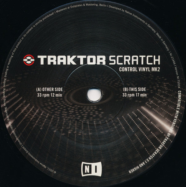 No Artist – Traktor Scratch Control Vinyl MK2 Black