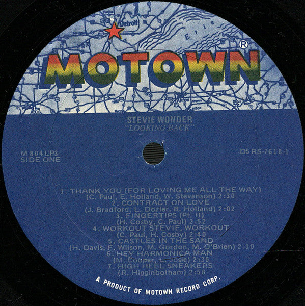 Stevie Wonder – Looking Back - 3LP - (Used vinyl)