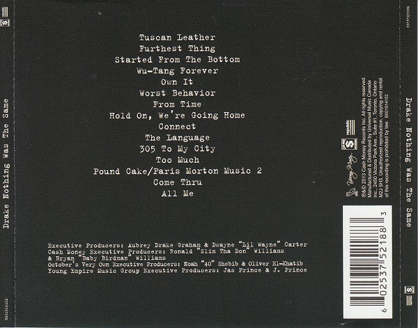 Drake – Nothing Was The Same - Used CD